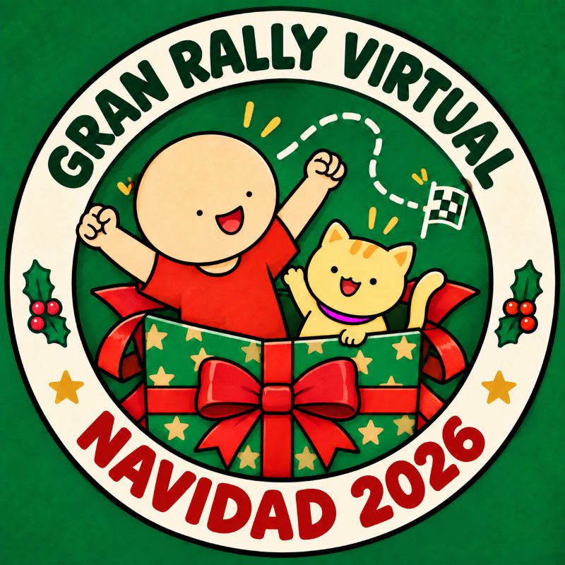 Logotipo Gran Rally Virtual Navidad 2026